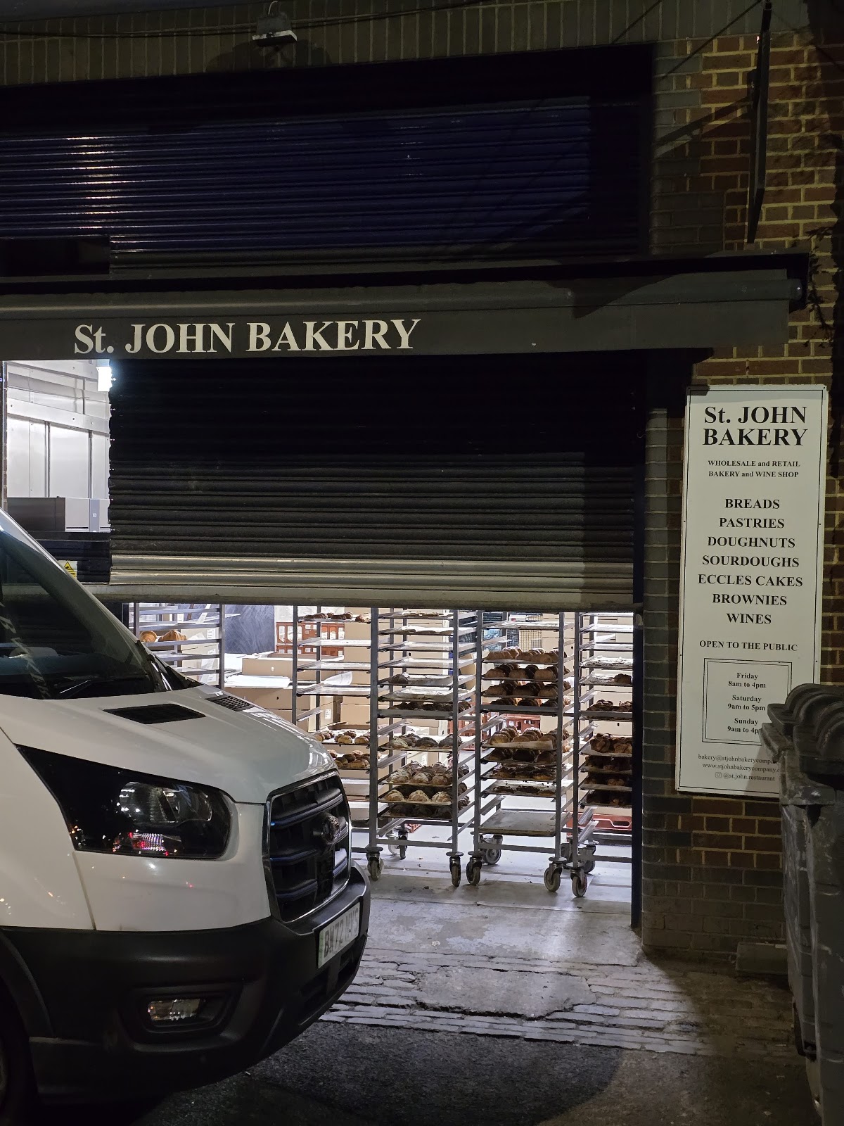 St John Bakery in London